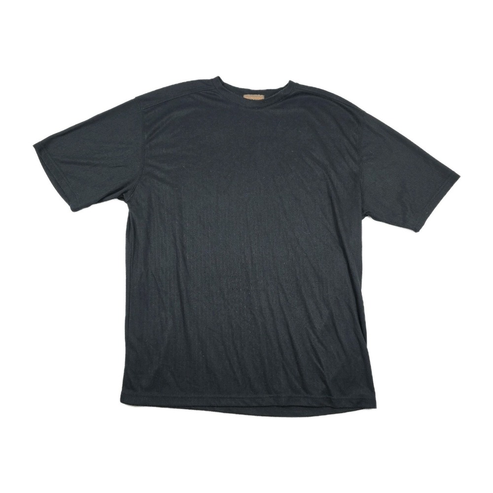 Vintage Sette Ponti‎ Men's Size Large Black Short Sleeve Shirt